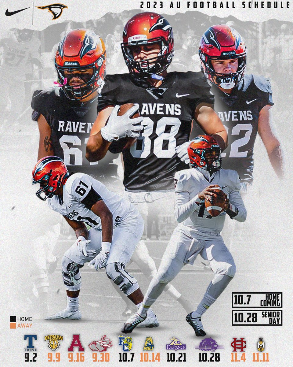 athletics.anderson.edu/sports/fball/2…

📅SAVE THE DATES! Kickoff is almost here!📅#TheRavenWay #AllIN #GBGR