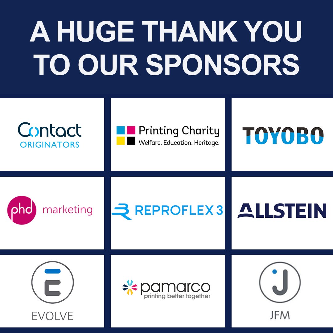 Huge thanks to our #FIAUKPrintAwards2023 sponsors <a href="/Pamarco1946/">Pamarco</a>, <a href="/Reproflex3/">Reproflex3</a>, <a href="/printingcharity/">The Printing Charity</a>, @PHDMarketing1, <a href="/ToyoboKSA/">Toyobo KSA</a>, <a href="/Con_Orig/">Contact Originators</a>, <a href="/__evolve___/">Evolve</a> and JFM Plates! Your support is much appreciated! Contact admin@fiauk.co.uk for your chance to promote your brand.