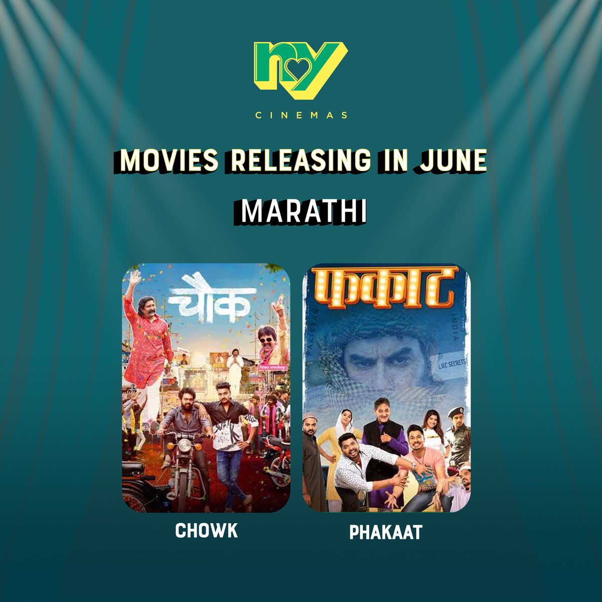 Another month of amazing movie line up for your complete family entertainment at #NYCinemas.

Which movie are you most excited for?

#june #movies #lineup #upcomingmovies #spidermanacrossthespiderverse #zarahatkezarabachke #transformersriseofthebeasts #theflash #adipurush