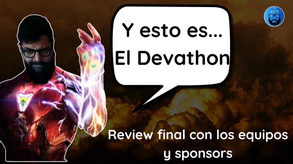 program_es's tweet photo. ¡Ya tienen en YouTube la demo final de los equipos de la IV edición del #Devathon! OJO a la miniatura que hay spoiler de nuestros sponsors ¿Los encuentras todos? https://t.co/bnFBFkADYw https://t.co/3DeKhe9uOu