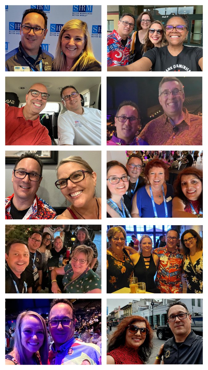 JeffPally's tweet photo. Another Turnback Thursday with a look back to #SHRM22 in New Orleans!
So many great memories were made with friends, and I'm looking forward to doing much of the same at the @SHRM Annual Conference & Expo soon!
#SHRM23 #SHRM23Influencer #SHRM75 #DriveChange #AllIn #TBT https://t.co/aVccxAvKUL