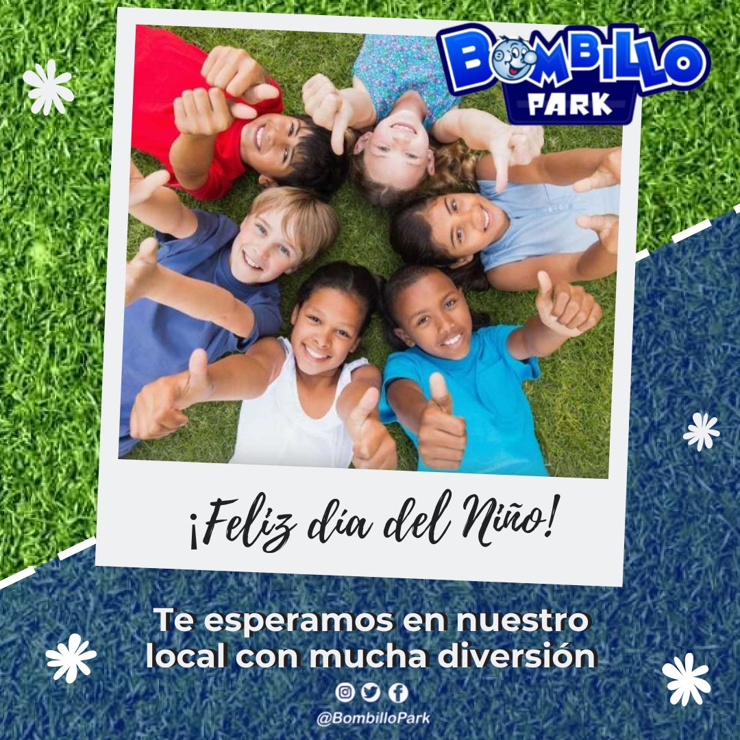 BombilloPark's tweet photo. 🥳¡Feliz día del Niño!🎈
Los esperamos en nuestro local con mucha diversión 🎊💙🎮

#bombillopark #delbombillosoy #azuleselcolor #capwell #sociocse #PorEmelec #SiempreJuntos  #mascotitas #diadelniño #juegos #parquedediversiones #diversionenfamilia #fiestadecumpleaños https://t.co/eavG0Ar1ny