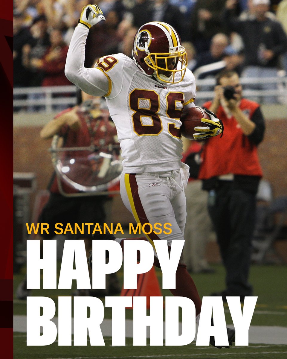 Commanders's tweet photo. HBD Santana 🥳 https://t.co/d5dOai3nWB