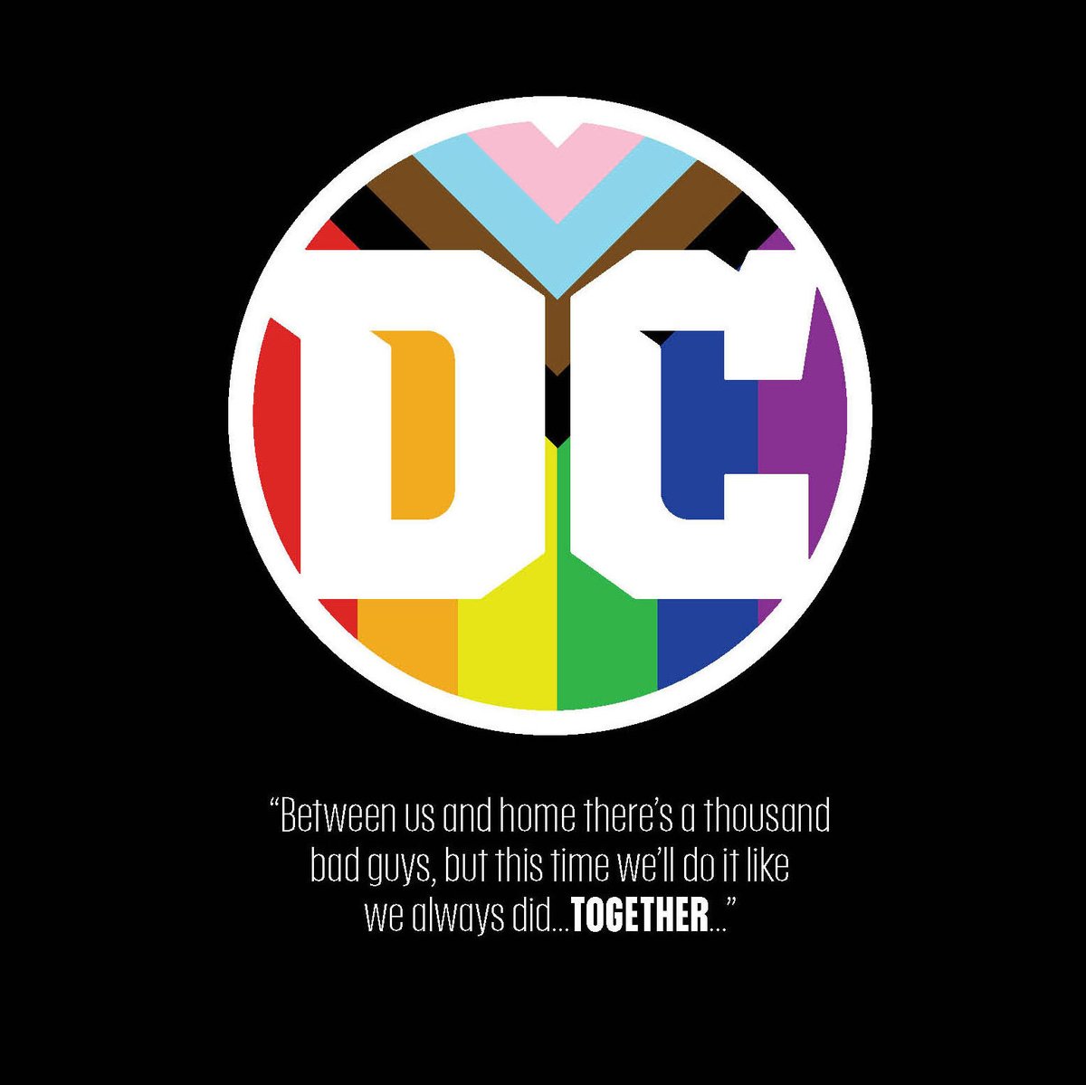 “We want everyone to love who they want to love, to believe in justice for all, and fight like hell for it. We want everyone to be a hero, and to celebrate the good and the wonder of people different than themselves." -Phil Jimenez, #DCPride 2023