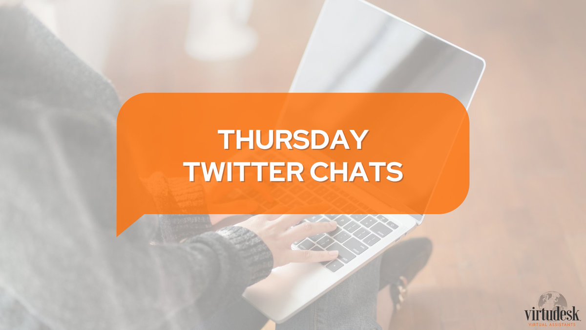 Looking for a way to connect with others? These chats got you covered:

#SEOChat 9 AM
#FreeLanceChat 9 AM
#TwitterSmarter 10 AM
#InfluenceNow 10 AM
#USAMfgHour 11 AM
#AGMarketingChats 11 AM
#serpstat_chat 11 AM
#LeadLoudly 4 PM
#BizapaloozaChat 5 PM, UNPLUGGED

-Time in PST