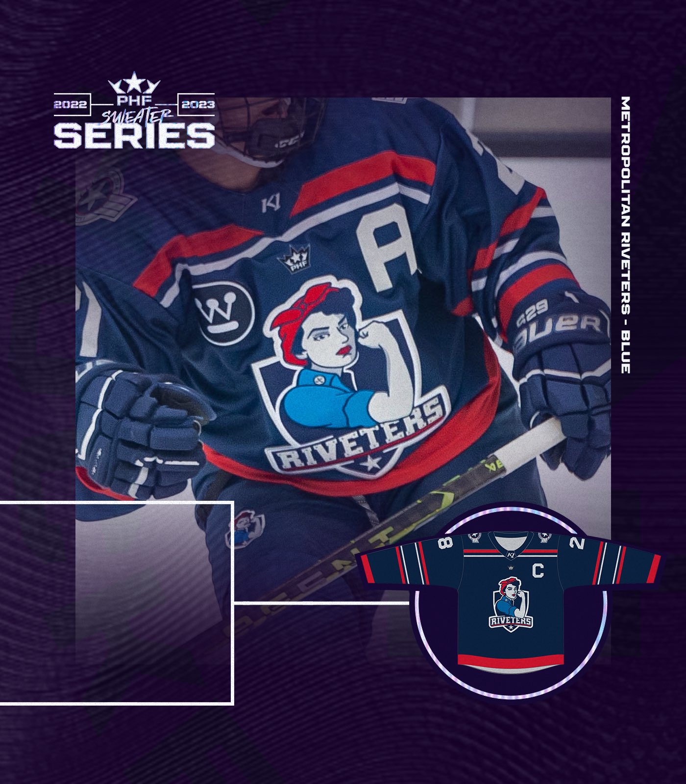 Metropolitan riveters cheap jersey