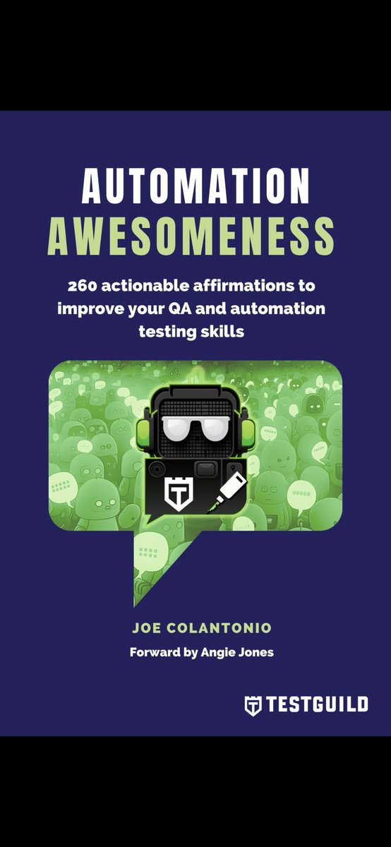 @joecolantonio @Softwaretesting In my Kindle list. Thanks Joe!