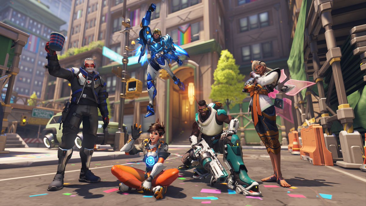 ❤️🧡💛💚💙💜

Happy Pride! 

This month, we’ll be celebrating the LGBTQ+ community through the stories of our Heroes, including Tracer, Soldier: 76, Baptiste, Pharah, and Lifeweaver ✨