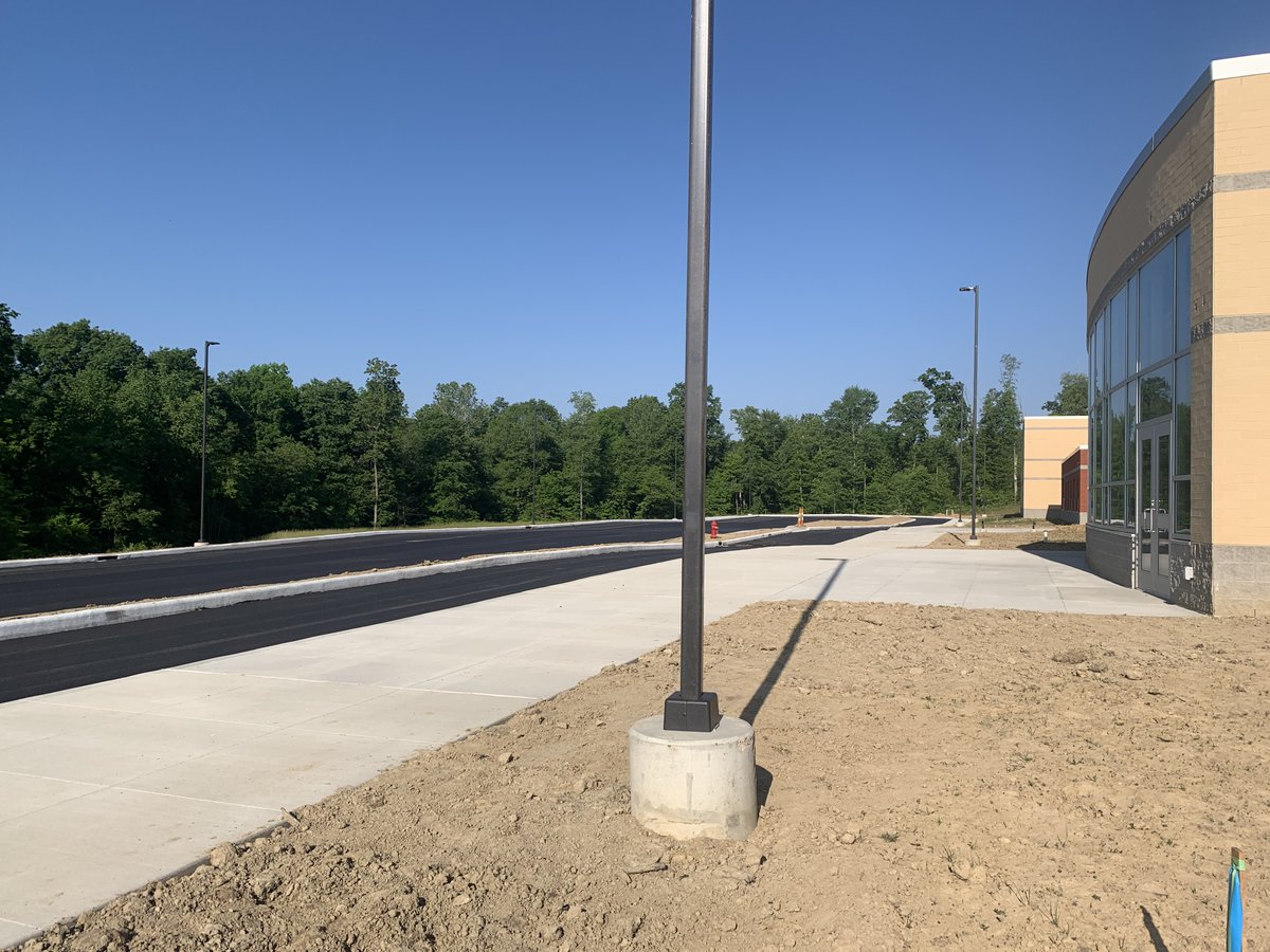 TVTrojans's tweet photo. The new 7-12 Middle-High School is really taking shape! Floors are waxed, base asphalt has been poured, &amp; furniture will be delivered soon! Grand Opening is 8/31/23 at 6:30pm! #tvcampusvision #wearetuskyvalley https://t.co/DKnfy7aQj0