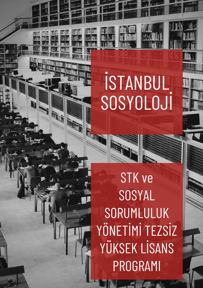 🔖 STK ve Sosyal Sorumluluk Yönetimi Tezsiz Yüksek Lisans Programı’nın tanıtım kitapçığına aşağıdaki bağlantıdan ulaşabilirsiniz 👇🏼 @iuefsosyoloji 🔗 cdn.istanbul.edu.tr/FileHandler2.a…