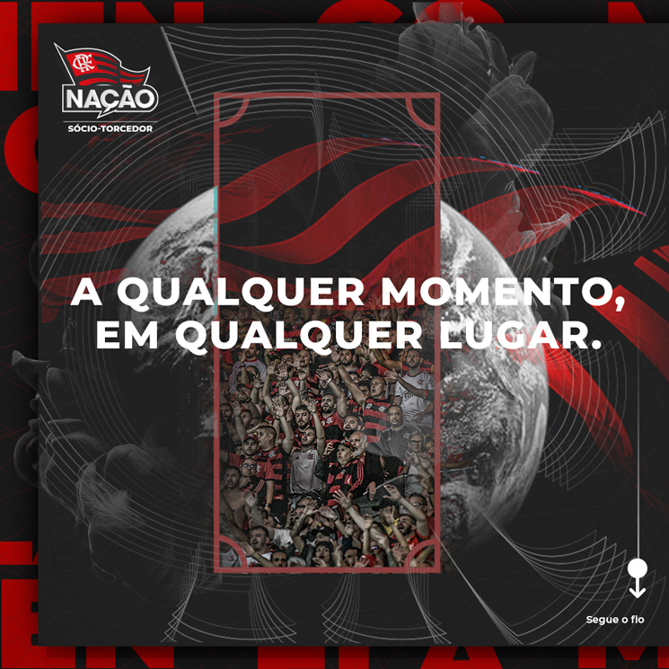 Flamengo's tweet image. O Nação Sócio-Torcedor está com novos benefícios para você aproveitar a qualquer momento, em qualquer lugar. São novas vantagens disponíveis para todos os planos. Acesse mengo.com.br, conheça as novidades e seja sócio-torcedor. 

Nação Sócio-Torcedor. A qualquer…