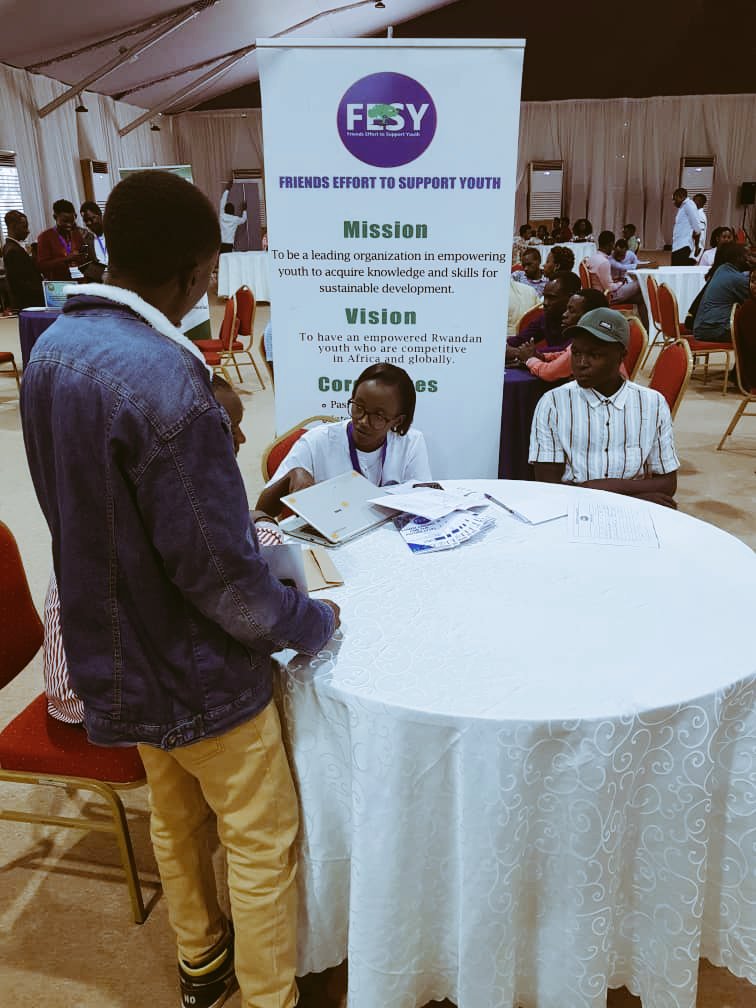 fesy_rwanda's tweet image. Today FESY is participating in #JobNet organized by the @CityofKigali to show how our #YouthSaving4theFuture program is contributing in #YOUTH #Employment through resilience. All the youth group are welcome to join this program that aims at sustainable employment among youth.