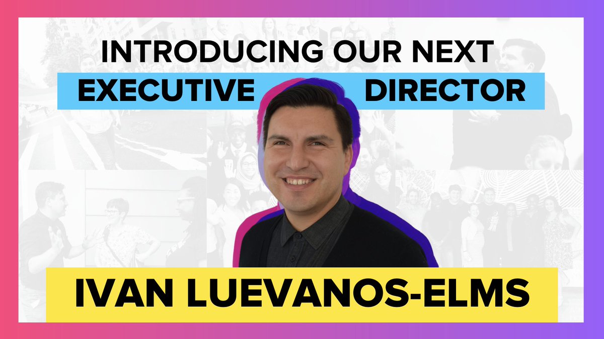 LocalProgress's tweet image. Today, we’re thrilled to announce our next Executive Director:

⚡️ Ivan Luevanos-Elms! ⚡️

Many of you know and love @IvanLS24 - because he is LP's heart and soul.

We're excited for the continuity and opportunity that his leadership brings!

📣: localprog.org/Ivan