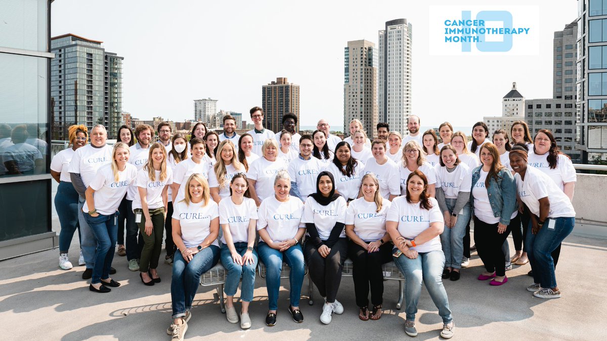 As we kick off Cancer Immunotherapy Month, the #SITC Staff would like to thank its members for their dedication to all patients with cancer. We wear white and aim to make cancer immunotherapy a standard of care and the word “cure” a reality for cancer patients everywhere. #CIM23