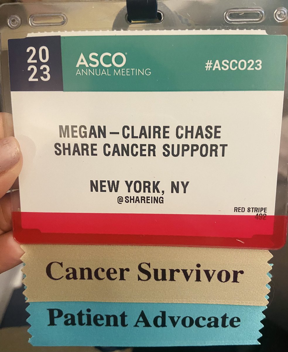 Look out ASCO! Megan-Claire aka Warrior Megsie is coming to town!!! See y'all soon!🙌🏽💯💗

#ASCO23  #breastcancer #patientadvocacy #programdirector #storyteller