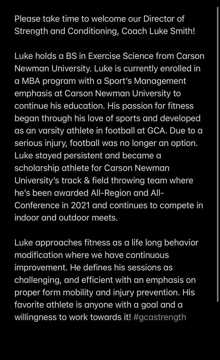 GCA Strength & Conditioning tweet media