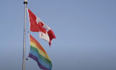 Director Rita Russo & Superintendent Jamila Maliha are joined by Trustee Terry Brown this morning, leading KPR staff in a Pride Flag Raising Ceremony at the Education Centre to kick off Pride month – celebrating the history, diversity & courage of 2SLGBTQIA+ communities #WeAreKPR