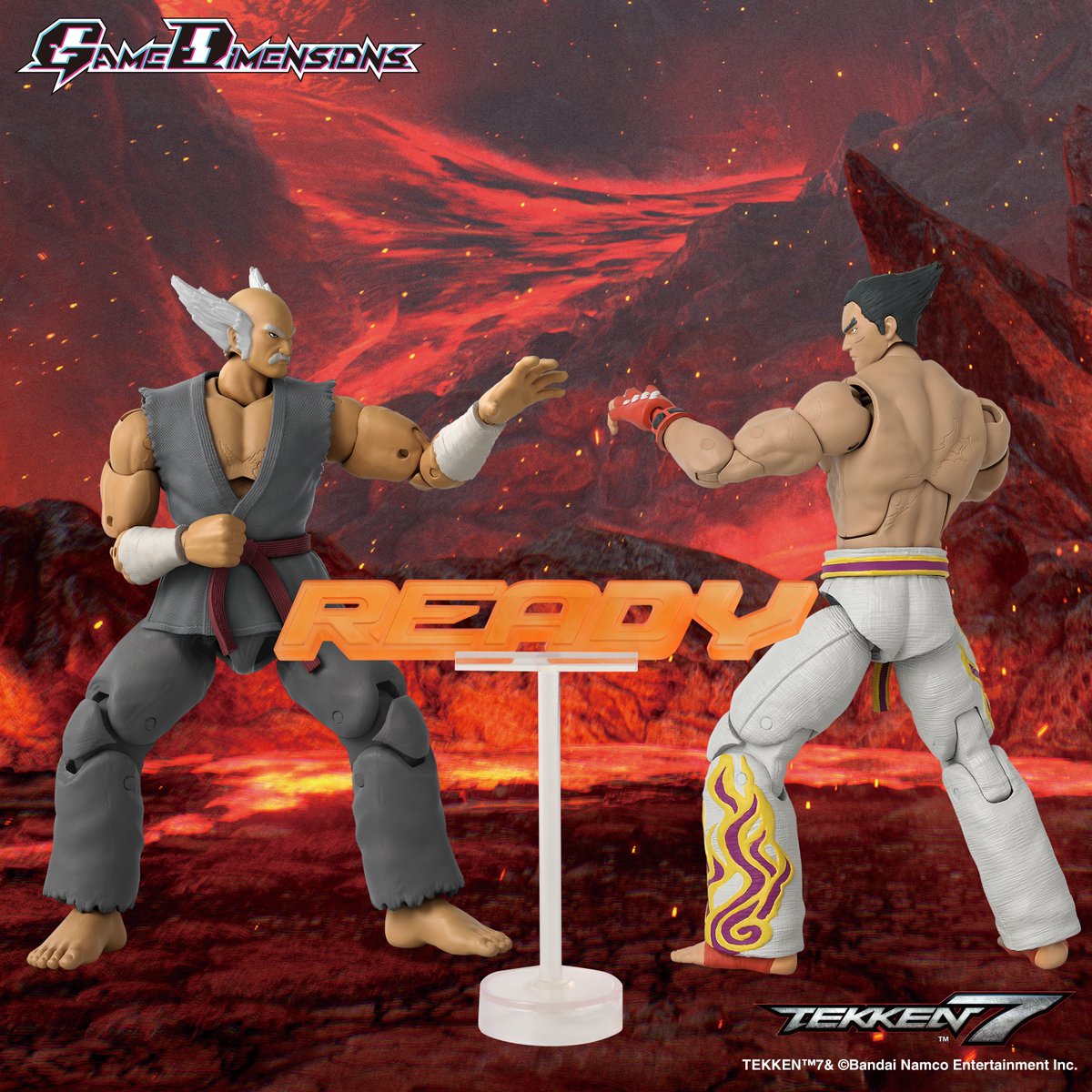 bandaishopuk's tweet photo. 💥 TEKKEN GAMEDIMENSIONS 💥

Check out the brand new Bandai action figure series which debuted at MCM Comic Con last weekend. 

Both Kazuya &amp; Heihachi are in-stock and ready to ship out! https://t.co/ZgZy81RQ3S

#bandaiuk #bandainamco #tekken #gamedimensions https://t.co/2YI3rCZpt7