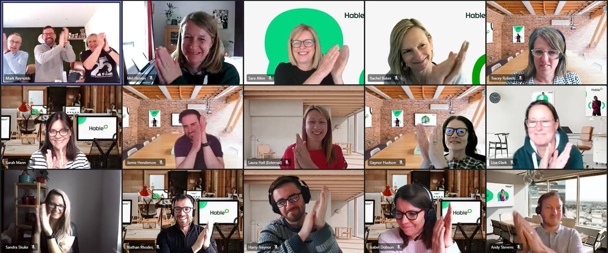 Kicking off the month with a virtual get together 🤩

Monthly company-wide meetings are just one of the ways we stay connected as a #RemoteFirst company. Great opportunity to hear from different areas of the business & remind ourselves of our goals.

Here's to a brilliant June!