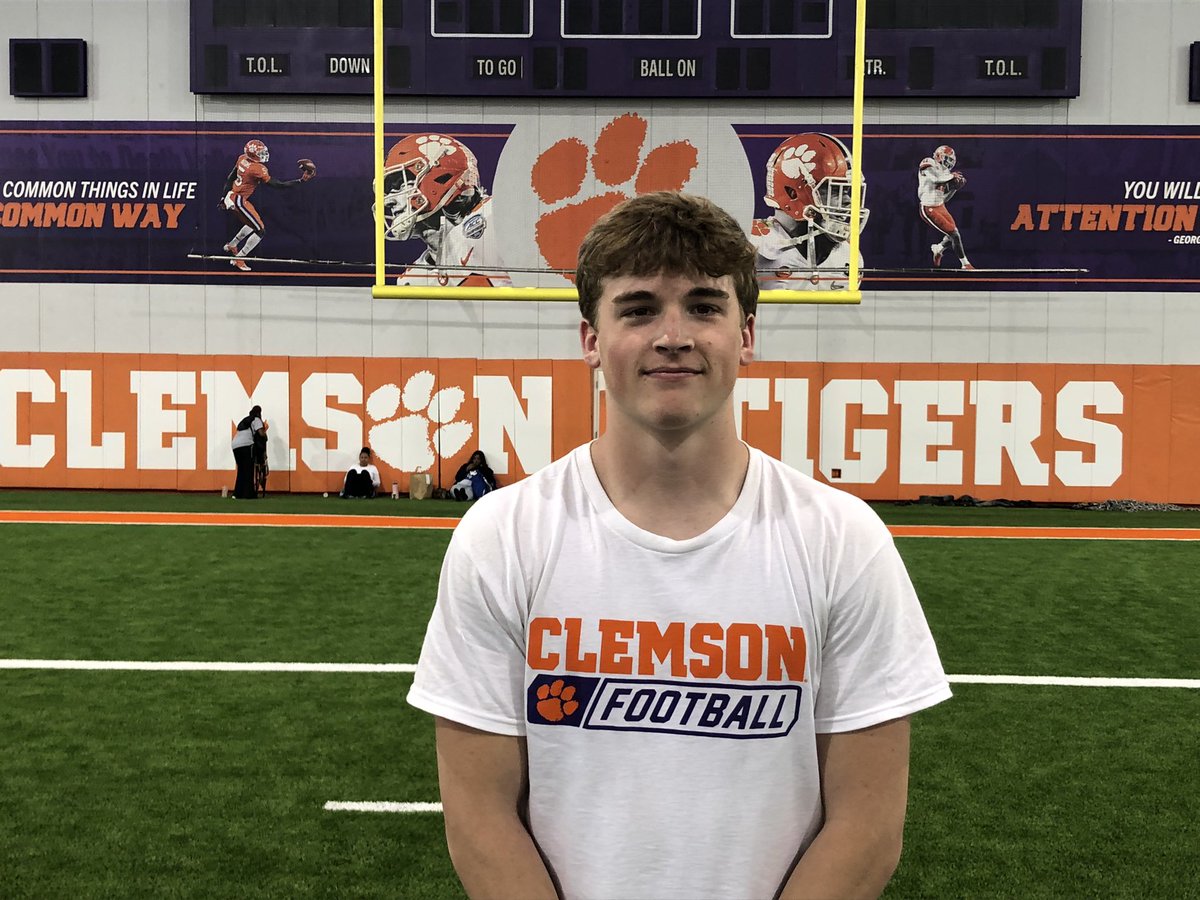 Cfileppo22's tweet image. Thank you to @ClemsonFB for the chance to compete at camp. Had a great experience. @CoachConn @Coach_Grisham @PRZPAvic @PFSkillsAcademy @PAPrepsRivals @PaFootballNews @LaSalleFball