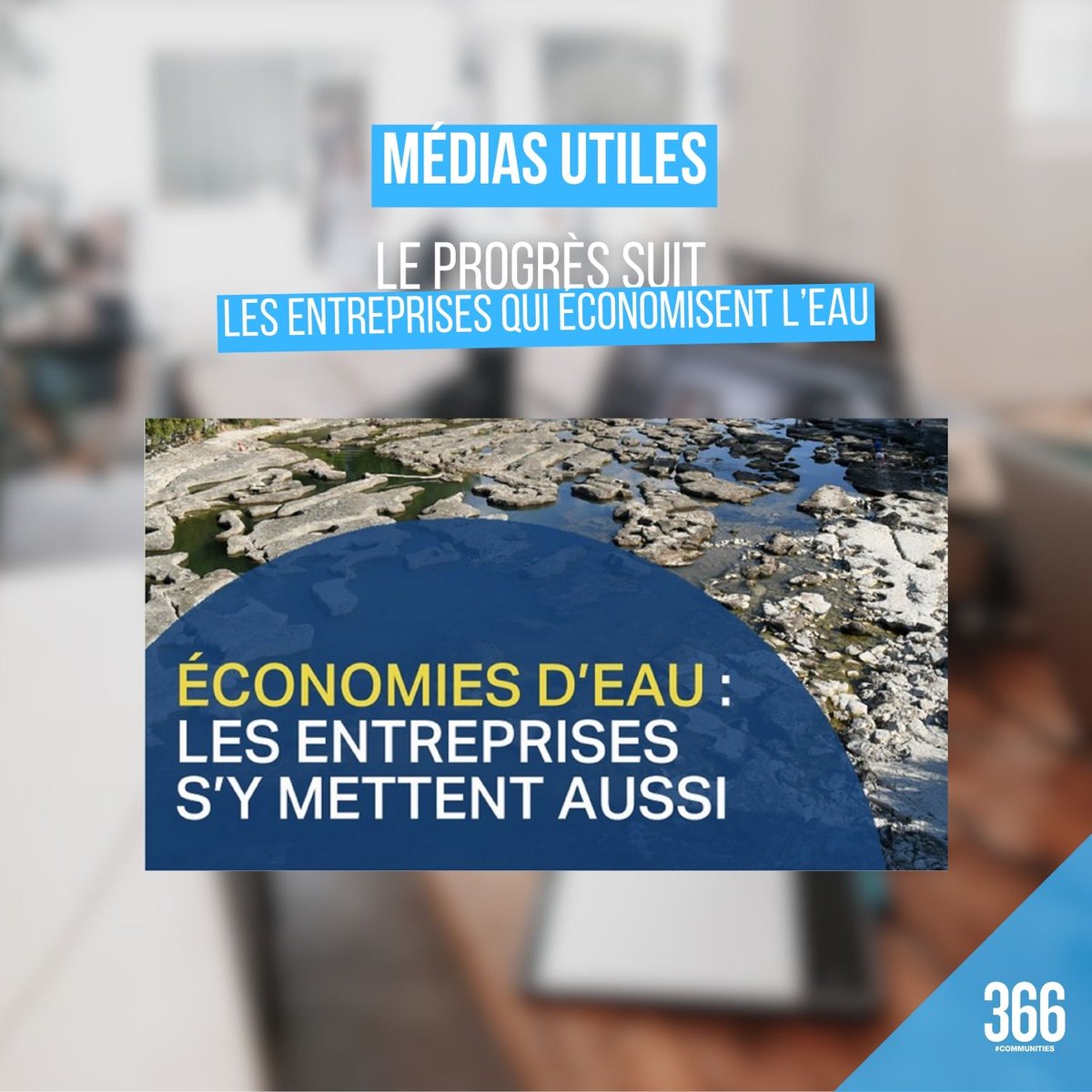 [CORRESPONDANCES LOCALES #156]

Cette semaine dans Correspondances Locales :

🏆 <a href="/366communities/">366</a> élue Régie de l’année par la rédaction de <a href="/Strategies/">Strategies</a> 
🌱 En Quête de Demain à l’événement @ChangeNOW_fr 
🌍 <a href="/leprogreseco/">Le Progrès Economie</a> suit les entreprises qui économisent l’eau