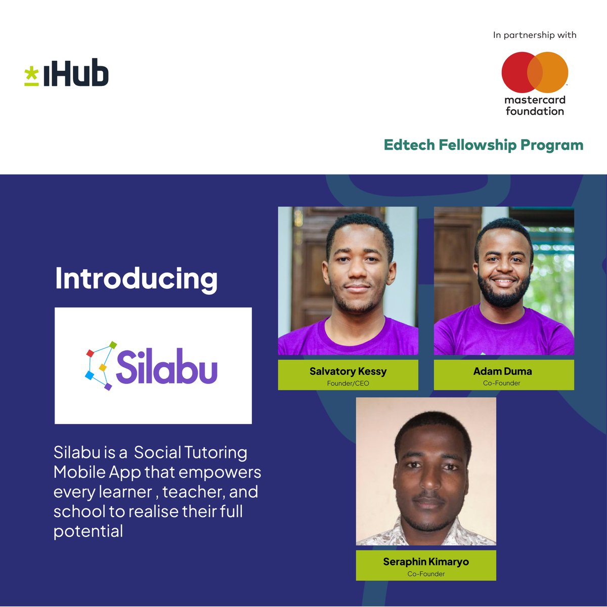 iHub's tweet image. #EdTechInnovators #TransformingEducation #Kenya 

4/4🧵