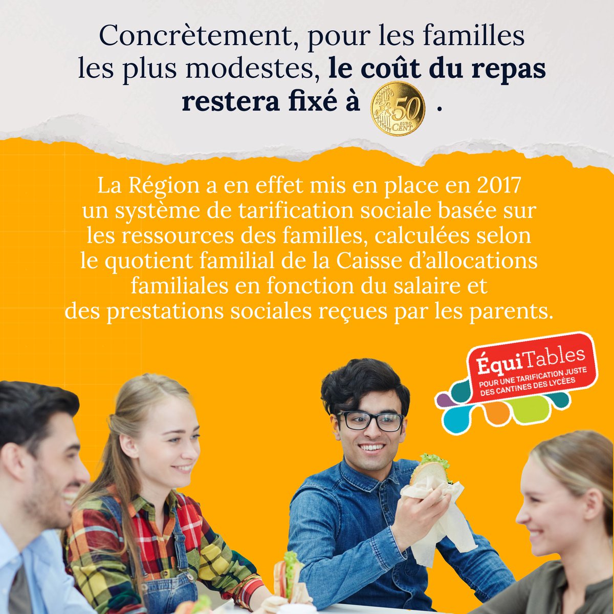 Malgré l'inflation, la majorité régionale a décidé de geler la grille tarifaire des lycées franciliens à la rentrée scolaire 2023-2024 pour la majorité des familles 👇! #DirectIDF