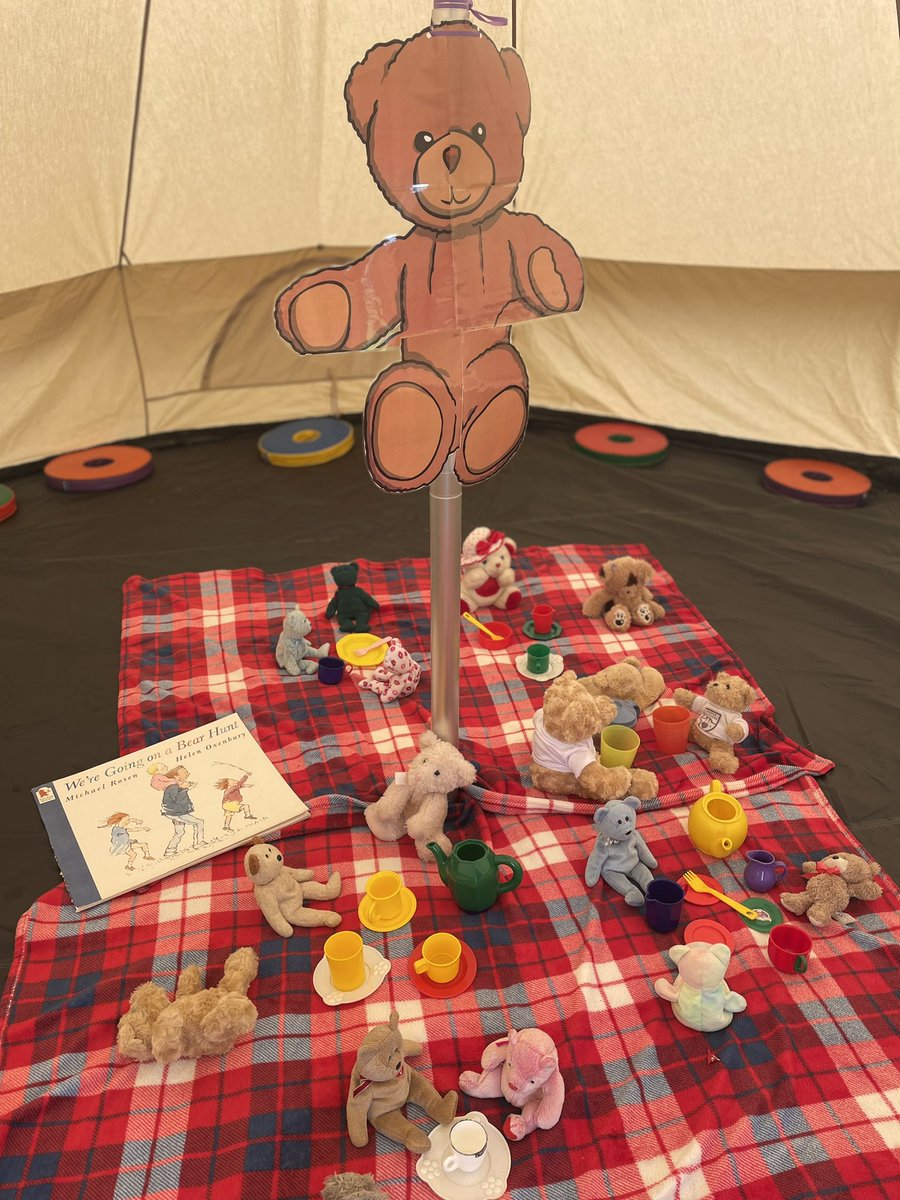 ClancyMiss's tweet image. It was lovely to see our new Primary 1s again today for our Teddy Bears Picnic🐻🧺☀️. The boys and girls enjoyed stories and games in our school tent, and @misscedwards @mrsharvey6789 and I can’t wait to do it all again tomorrow 🥰 #primary1transition