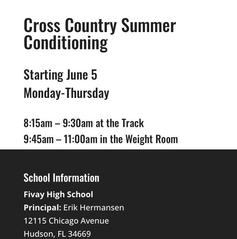 Want to join a sport for the ‘23-24 school year?  Cross Country is a great way to get involved, have fun, meet new people, and can help keep you conditioned for all other sports!  Come join us!