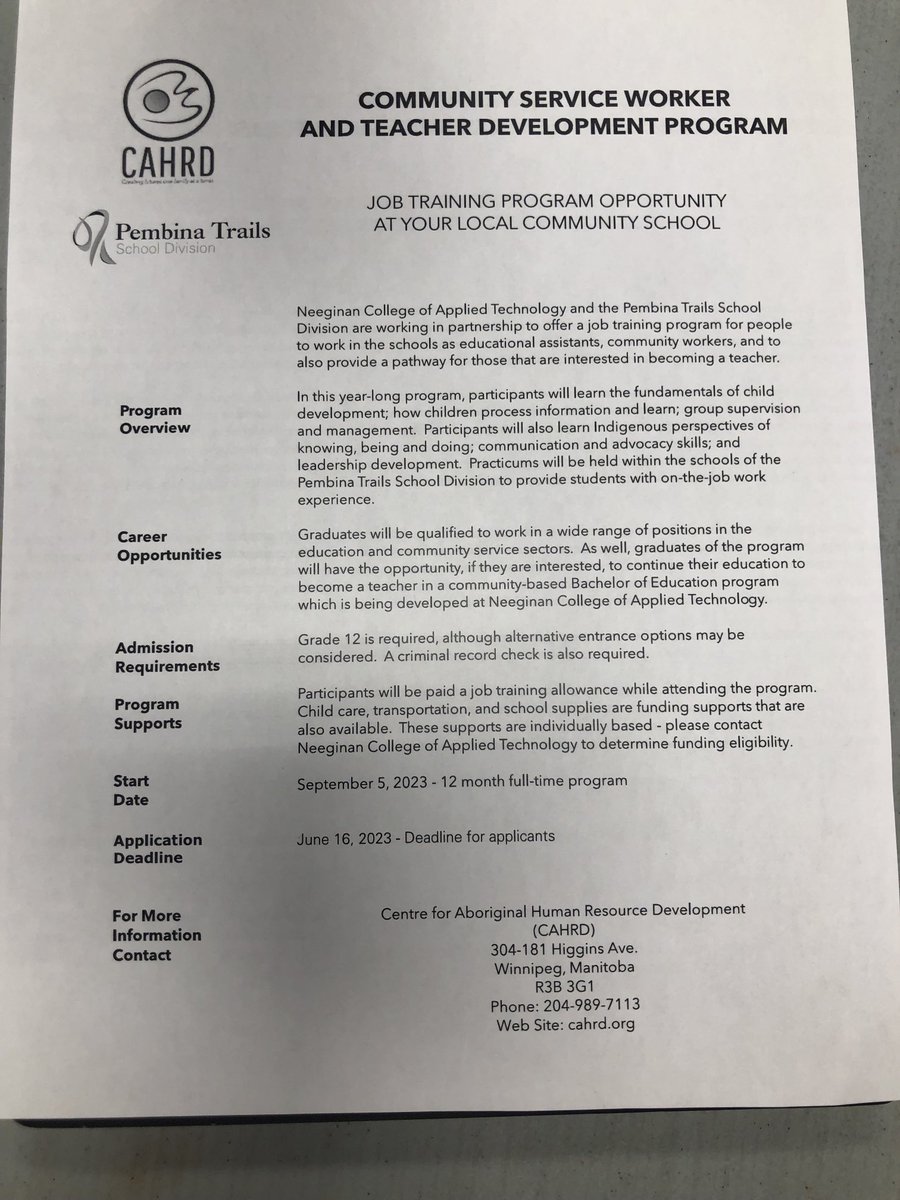 Bison Run School - Treaty 1 tweet media