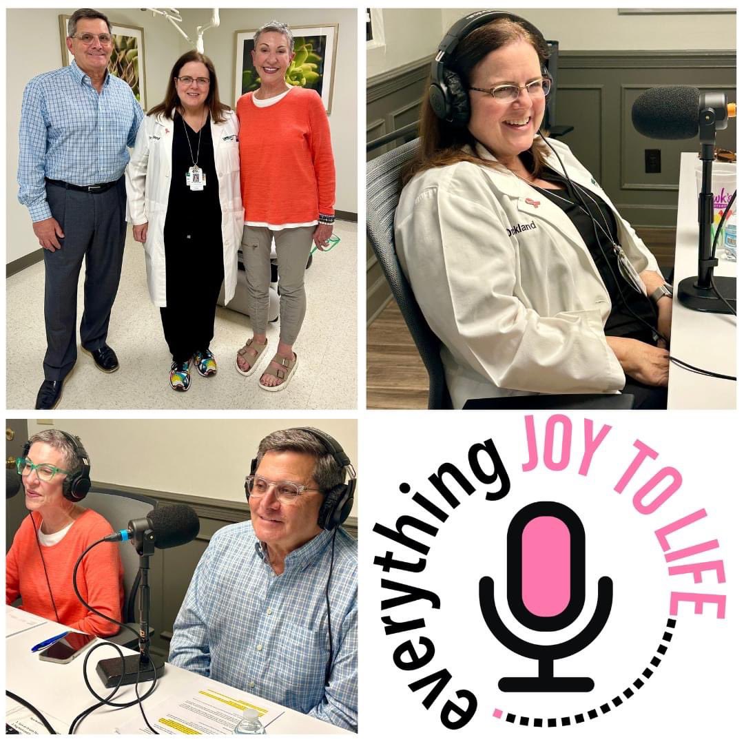 We have a new podcast! Joy to Life co-founders Joy and Dickie Blondheim sat down with Dr. Pam Strickland to find out how she combines technology with compassionate care to effectively treat her patients. Listen here (tinyurl.com/3ywjua8d) or wherever you get your podcasts!