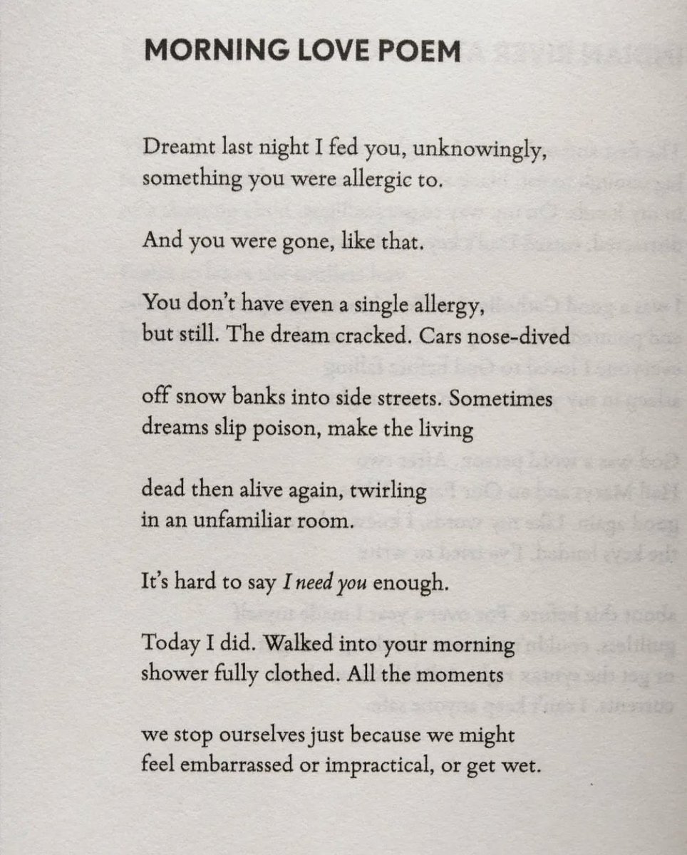 TaraSkurtu's tweet photo. Kicking off #PrideMonth2023 with “Morning Love Poem,” the first intentional love poem I ever wrote. I’d woken from a dream in which I’d accidentally killed my girlfriend at the time by feeding her food she was allergic to, and I thought: I should try to write a love poem. https://t.co/HyNUJ78bMf
