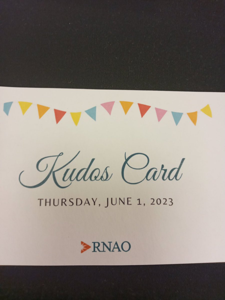 We are paying tribute to colleagues today during our <a href="/RNAO/">RNAO</a> staff education day. We are also giving kudos with hand written notes of thanks. <a href="/DorisGrinspun/">Dr. Doris Grinspun 🇨🇦 RN, PhD, FAAN, O.ONT</a> #Rnaostaff
