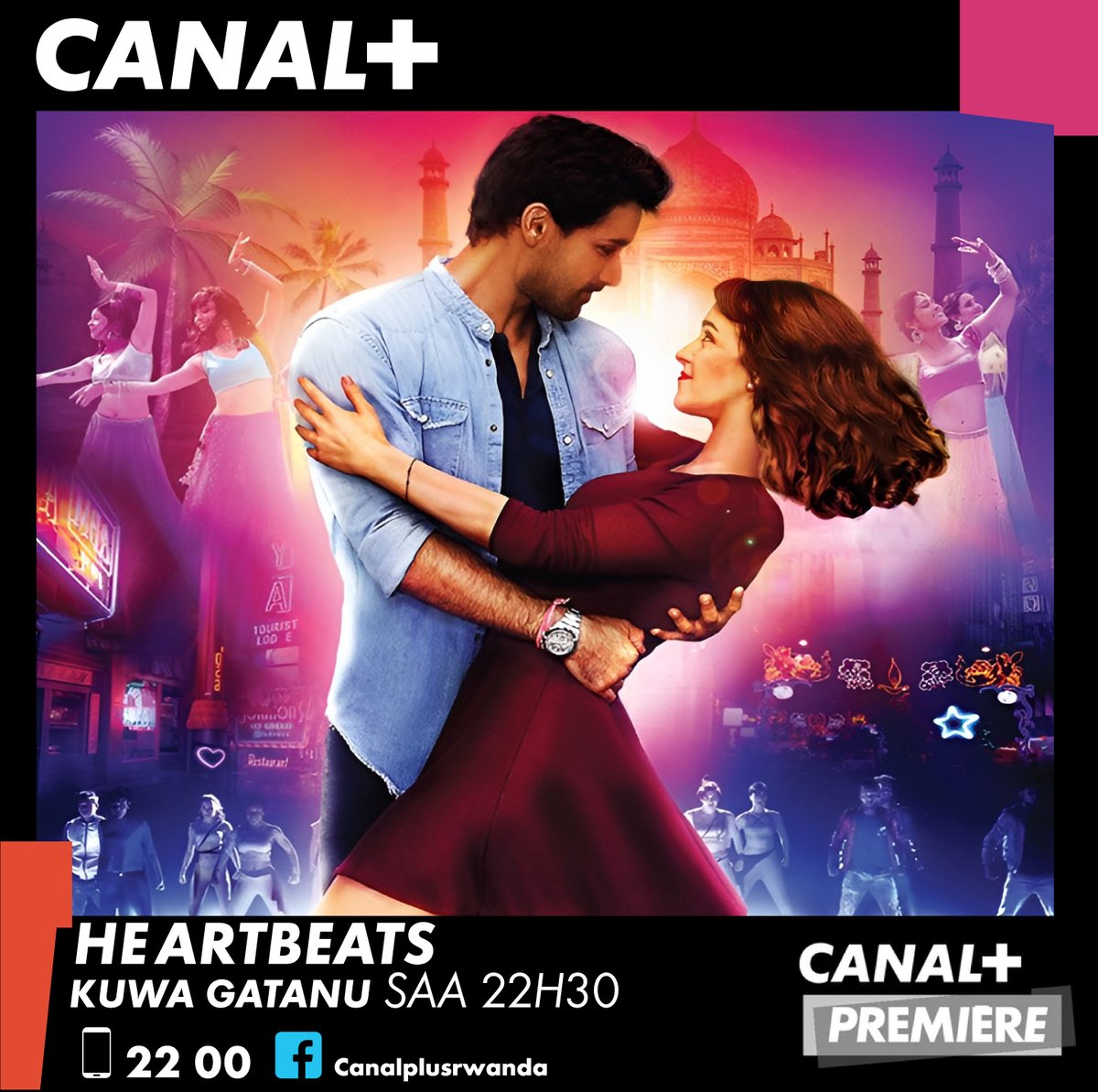 CanalPlusRwanda's tweet image. Ntucikwe na filime nziza bise "HEARTBEATS" uyu munsi saa 22H30 kuri CANAL+PREMIERE.

Ibirori birashyushye muri CANAL+, gura abonema usanganywe cg iy'isumbuyeho maze uhabwe iminsi 15 ureba amashene yose ya CANAL+. Ntucikwe!

#CanalPlusRwanda