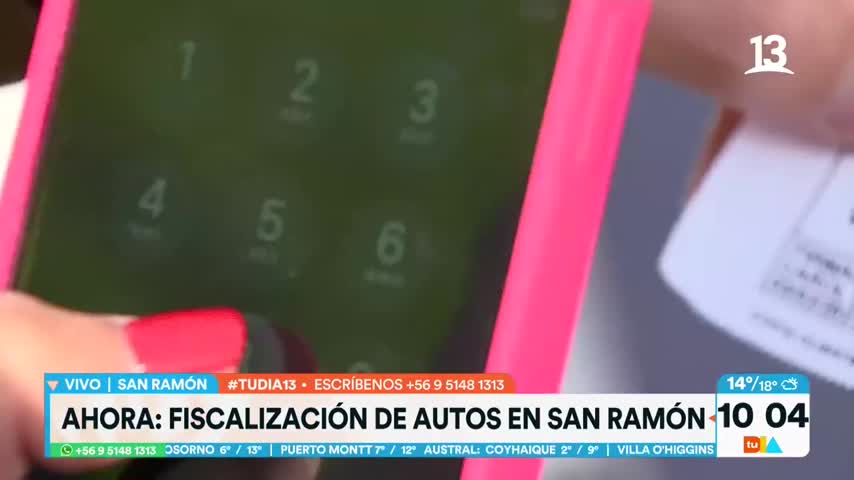 #AHORA en #TuDía13 🟠 Fiscalización de autos en San Ramón

EN VIVO 👉 13.cl/en-vivo