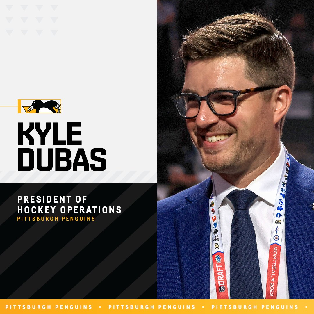 penguins's tweet photo. Welcome to Pittsburgh, Kyle Dubas!