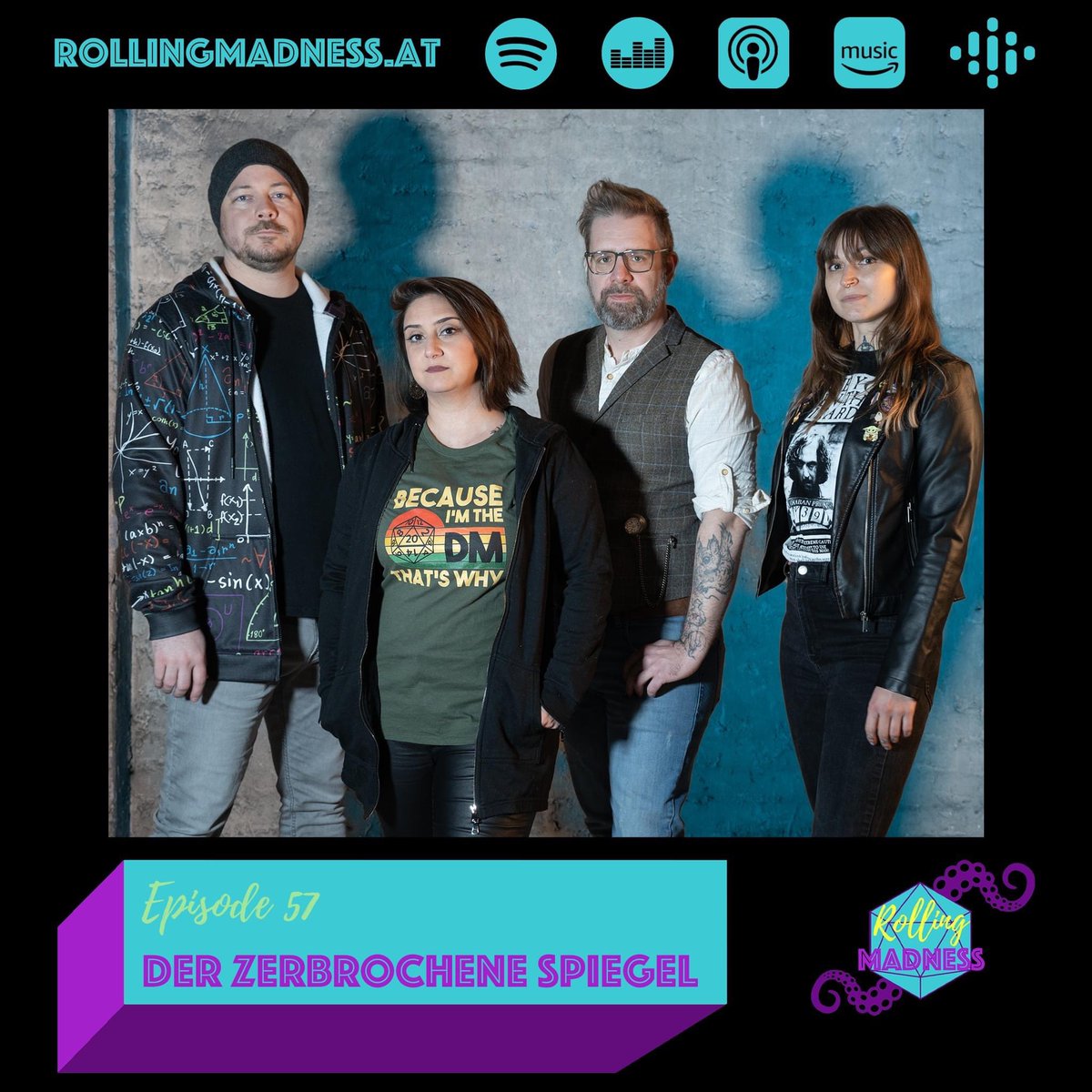 Folge 57- Der zerbrochene Spiegel
Nach ihrem Gespräch mit Pon, möchten unsere Abenteurer nun auch das Geheimnis hinter dem Spiegel lösen und statten Sheila einen Besuch ab.

#dnd5e #dnd #ttrpg #pnpde

rollingmadness.at/podcast/folge57
Sämtliche Podcast Plattformen: linktr.ee/rollingmadness