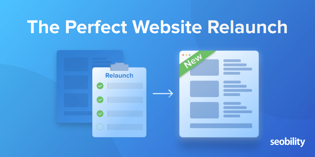 Seobility_net's tweet photo. A website #relaunch is a complex process. 

It’s easy to miss something that might seem small but could be crucial to maintaining your rankings! ⚠

Our freshly updated website relaunch and redesign checklist will help you make yours an #SEO success ✅
https://t.co/48OCYrppuu https://t.co/APBjsljGsP