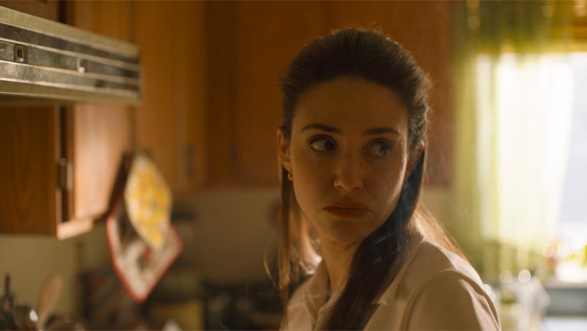 New stills of Emmy Rossum in THE CROWDED ROOM