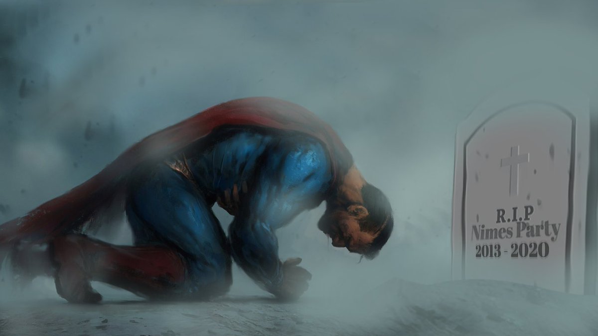 In the beginning there was a dream: one which was realised, and in a fantastic way, thanks to you. But nothing great lasts forever, just like the night falls after a long day.
The NimesParty hereby leaves the stage and bids you farewell. It was a joyous and epic ride.