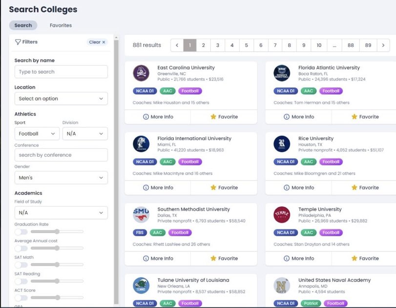 We just wanted to share that our college coach database has been updated.

1,275 new coaches were added

1,691 coaches had information updated

2,091 coaches were removed

#collegeathletes #recruiting #4CoachesOnly #teamworkmakesthedreamwork  #4CoachesOnlyServices