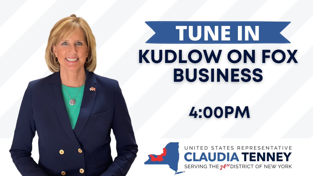 TUNE IN: Looking forward to talking with Larry Kudlow today in the 4pm hour. Watch LIVE on Fox Business!