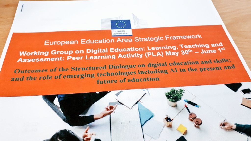 AxelJean77's tweet photo. 1 juin 2023
#IA et #éducation avec les européens #DeltaGroup Madrid @EUDigitalEdu @EUErasmusPlus heureux d'avoir présenté le projet #AI4T @AI4T_project avec Daniela Hau et des #ress_num #MOOC et du #TextBook 
@Edu_Num @InriaLearnLab @Chaire_RELIA @Cnesco @labo_Loria @FEI_sevres https://t.co/fVcIpzCDIl