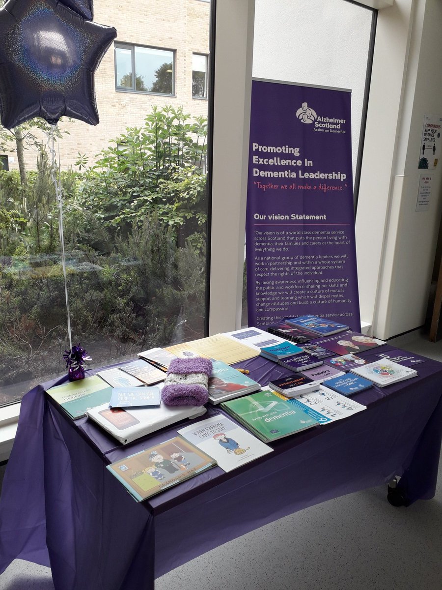 Thanks to <a href="/Karrrit/">💙 Karen Ritchie QN 💙</a> and <a href="/Siobhannp2/">Siobhann Blair QN</a> for organising a stall in Royal Edinburgh building to share info and AHP resources. 😊
#DementiaAwarenessWeek
