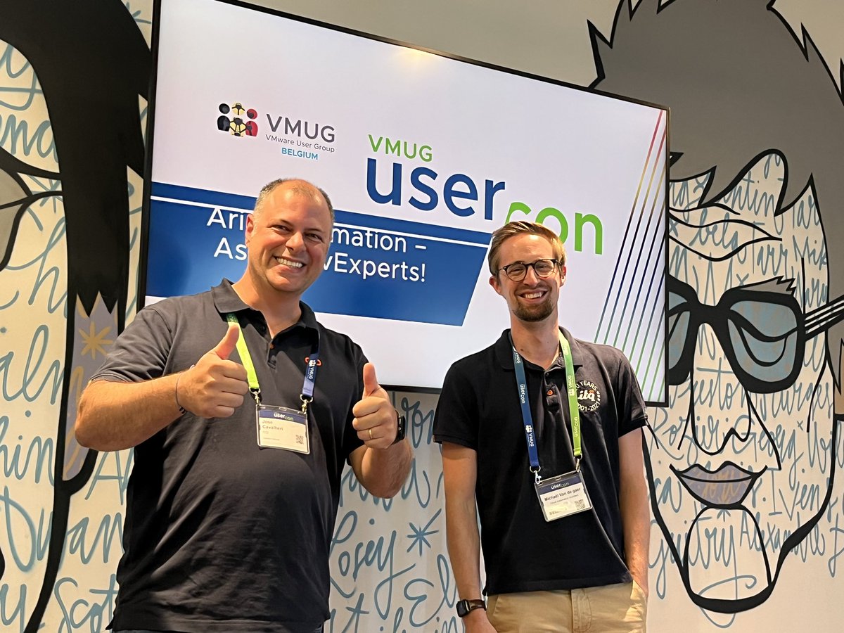 #vExperts sharing their automation expertise <a href="/vmugbe/">vmugbe</a> #vmugbe <a href="/VMwareAriaAuto/">VMware Aria Automation</a> <a href="/VMware_BE/">VMware Belgium</a> <a href="/ITQ/">ITQ</a>_Be @ITQ <a href="/vdgMichael/">Michaël Van de gaer</a> <a href="/JoseCavalheri/">Jose Cavalheri</a>