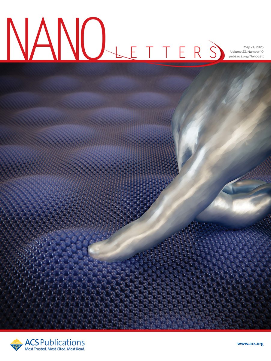We made the cover of <a href="/NanoLetters/">Nano Letters</a> with our new work on superlubric properties of moiré patches of Graphene/Pt(111) surface.. Have a look on pubs.acs.org/doi/10.1021/ac…. Thanks to <a href="/Scixel/">Scixel</a>. <a href="/UniBasel_en/">University of Basel</a> <a href="/unibas_phys/">Departement Physik der Universität Basel</a>