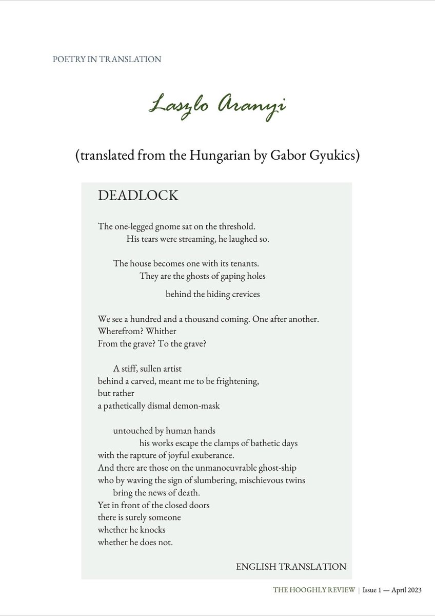 The Hooghly Review tweet media