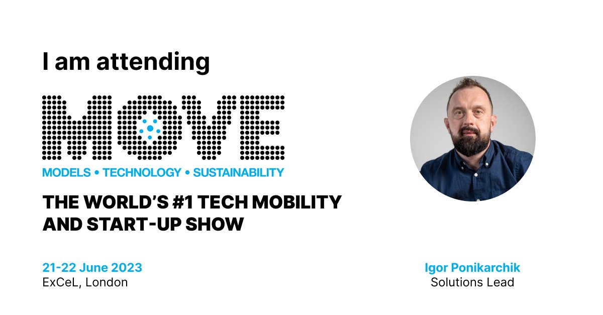 Coming to @MOVE_Event on June 21-22. Let chat innovation and new product development in #automotive #connectedcar #mobility