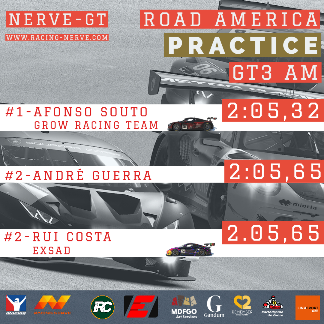 👇👇👇👇 🚨 Resultados da Sessão de Treino; 👉 racing-nerve.com 🏎️NEXT STOP: NERVE-GT | Road America | 1st June 🔴 Social & Broacast: linktr.ee/racingnerve #iracing #simracing #racing #esports #motorsports #simracer #racingsimulator #iracingofficial #simulation