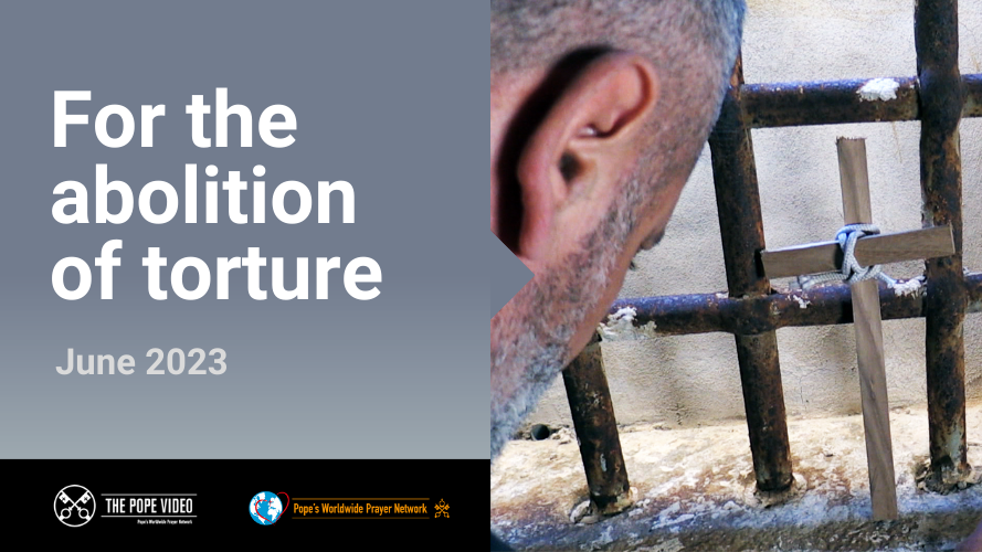 Press Release @thepopevideo “For the abolition of torture” 🙏  popesprayer.va/2023-06-tpv-pr…  #PopesPrayerIntention #StopTorture #Victims #Dignity #PrayTogether